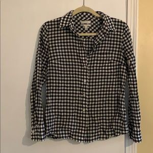 J Crew Gingham Blouse 4